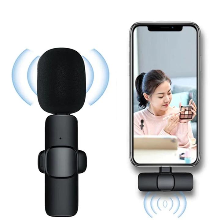 WIRELESS LAVALIER MICROPHONE AUDIO VIDEO RECORDING