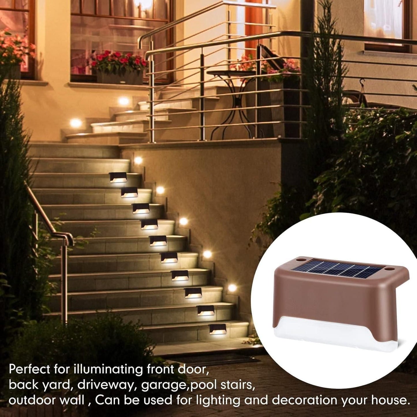 Deck Lights Outdoor Solar