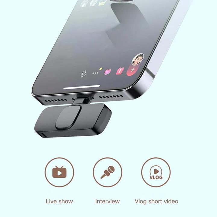 WIRELESS LAVALIER MICROPHONE AUDIO VIDEO RECORDING