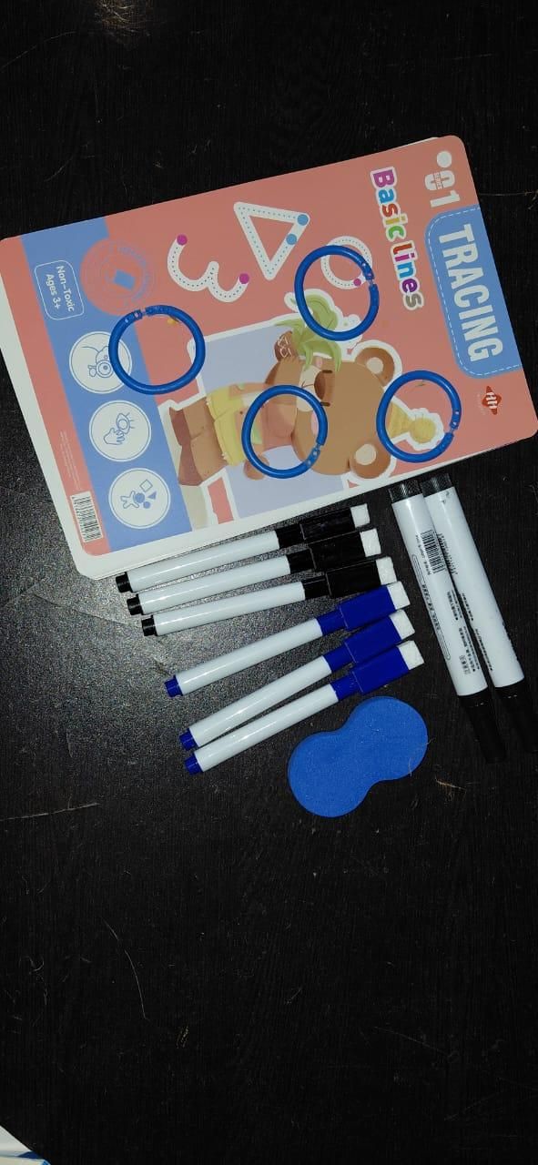 Reusable Tracing Line book