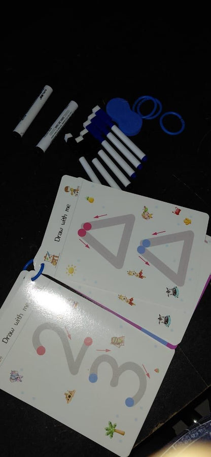 Reusable Tracing Line book