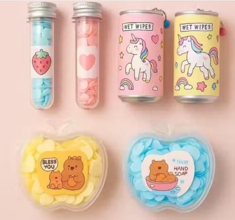 Combo Of 6 - Wet Wipes Can And Paper Soap