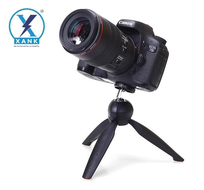 XANK YT-228 Tripod (Black, Supports Up to 1200 g)