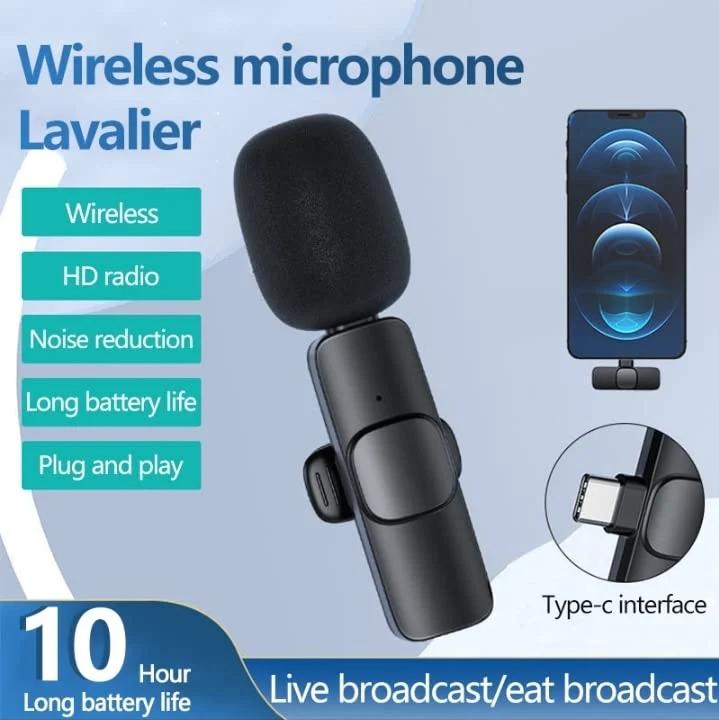 WIRELESS LAVALIER MICROPHONE AUDIO VIDEO RECORDING