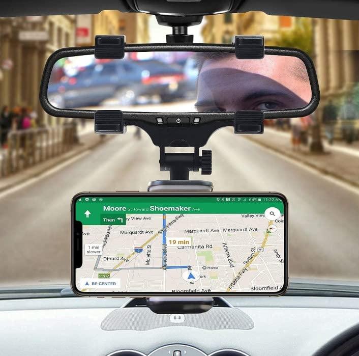 Phone Holder for Car Rearview Mirror