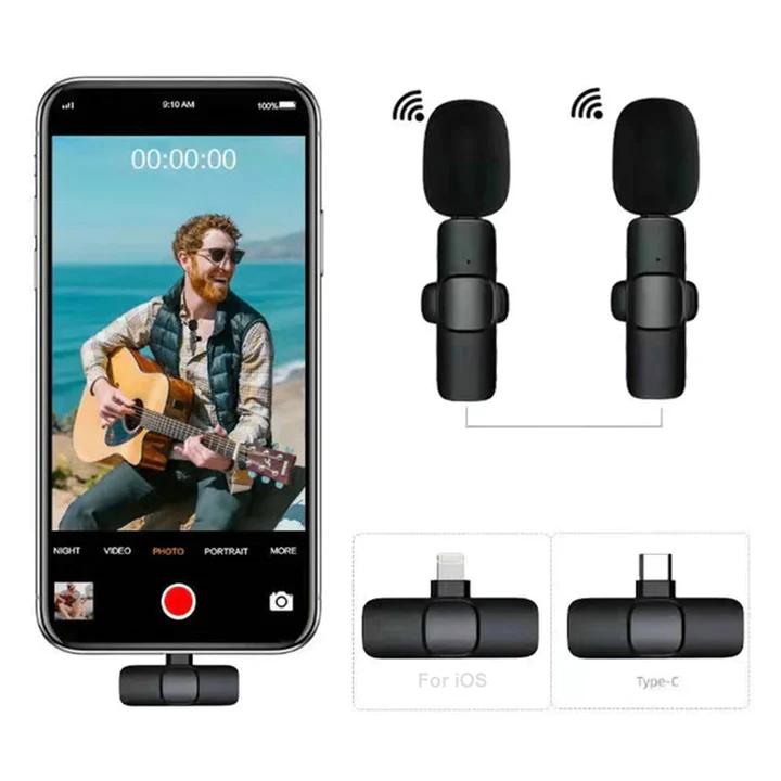 WIRELESS LAVALIER MICROPHONE AUDIO VIDEO RECORDING